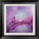 Thumbnail: A Sense of Hope Original Abstract Painting in colours of magenta, violet and blue full view with frame
