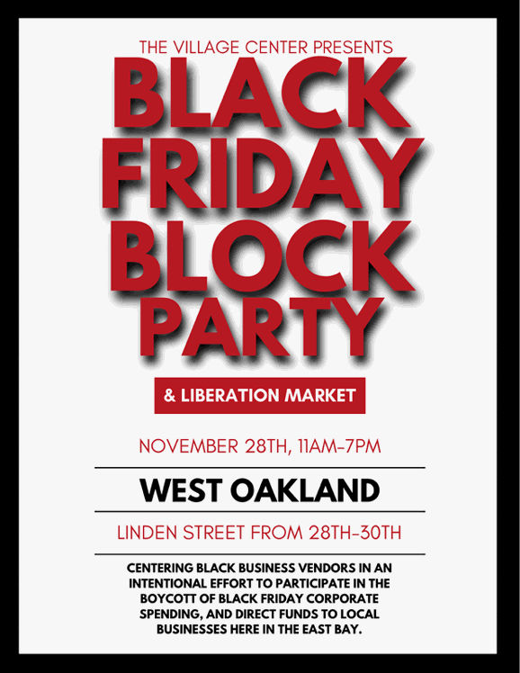 BLACK FRIDAY BLOCK PARTY