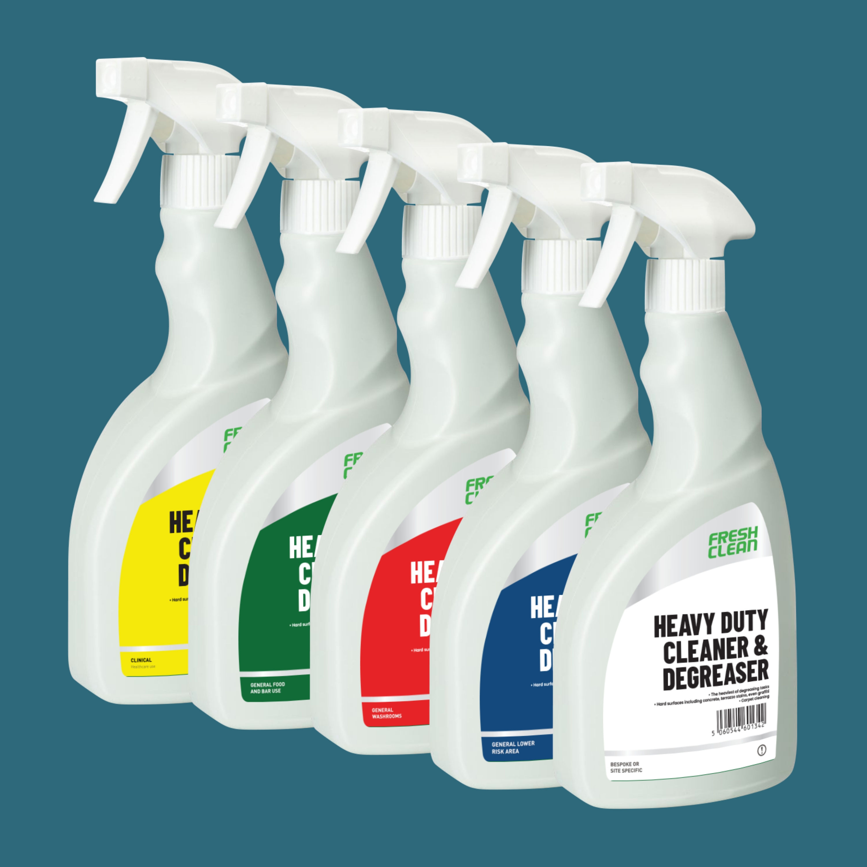 HEAVY DUTY CLEANER AND DEGREASER Empty Trigger Spray for use with FreshClean