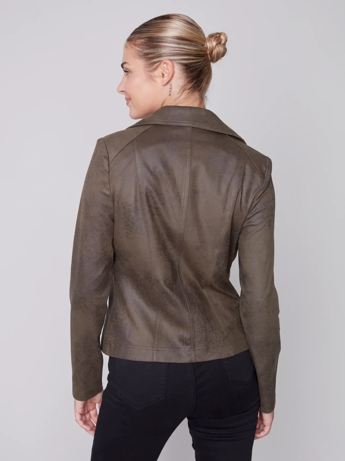 CHARLIE B MOCHA FAUX LEATHER