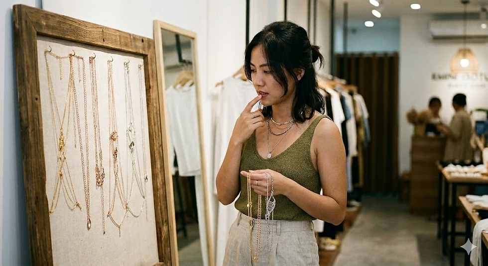 Lựa chọn body chain phối cùng các trang phục phù hợp