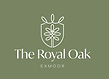 Royal Oak Exmoor pub logo, white wording on green background
