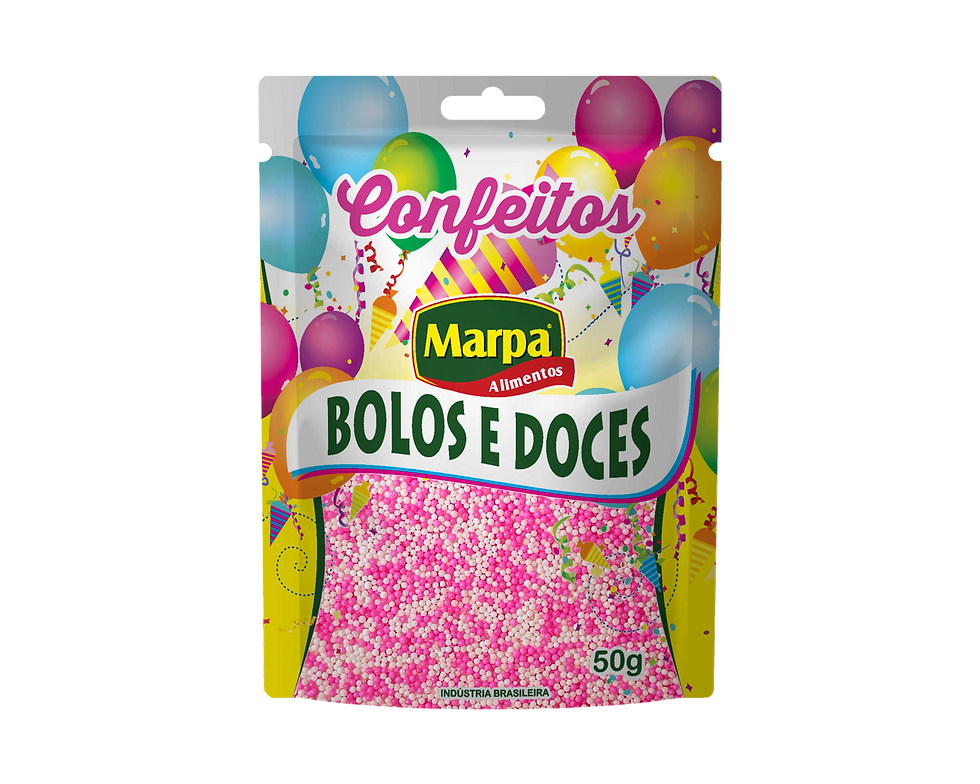 Miçanga branco e rosa