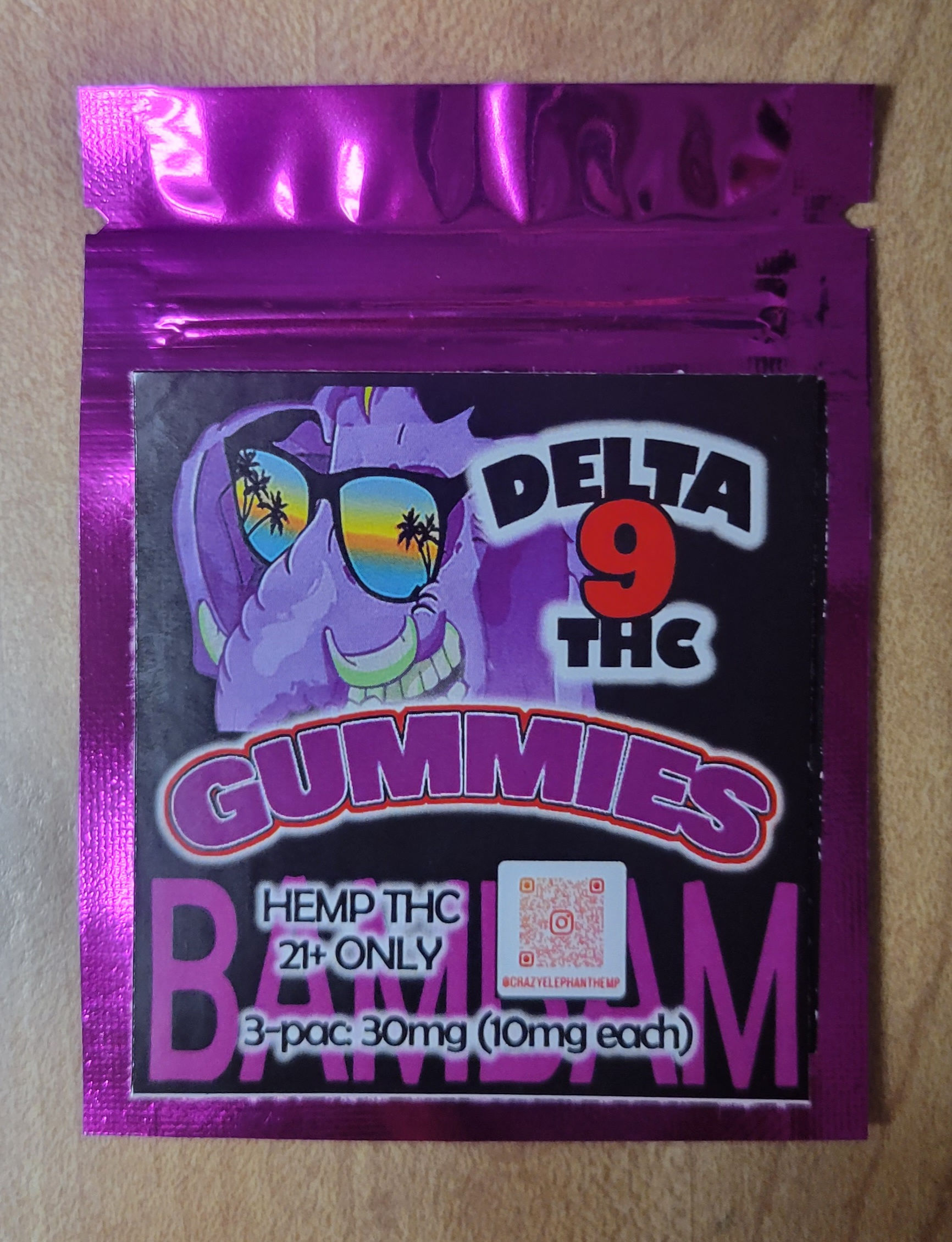 BamBam D9 10mg Gummies