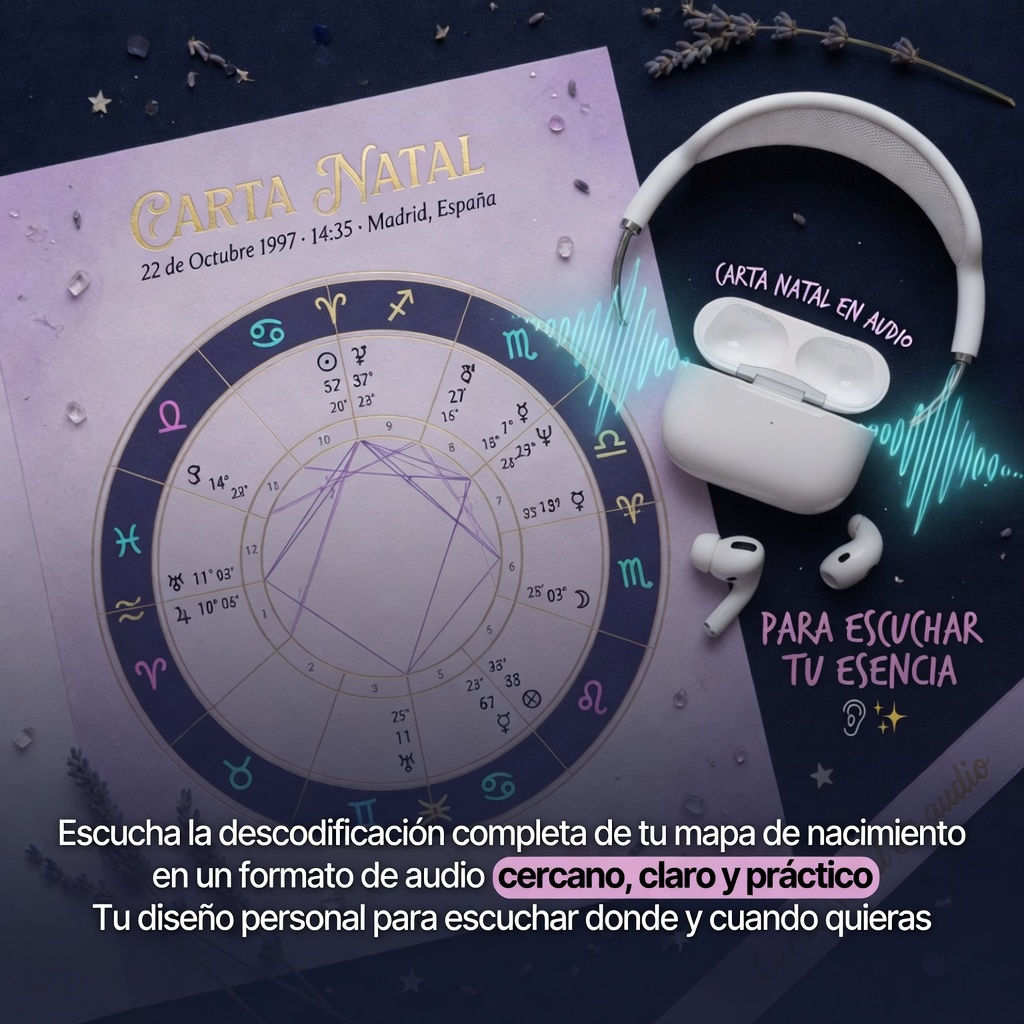 Tu Carta Natal en Audio: Tu Mapa de Vida en tus Auriculares