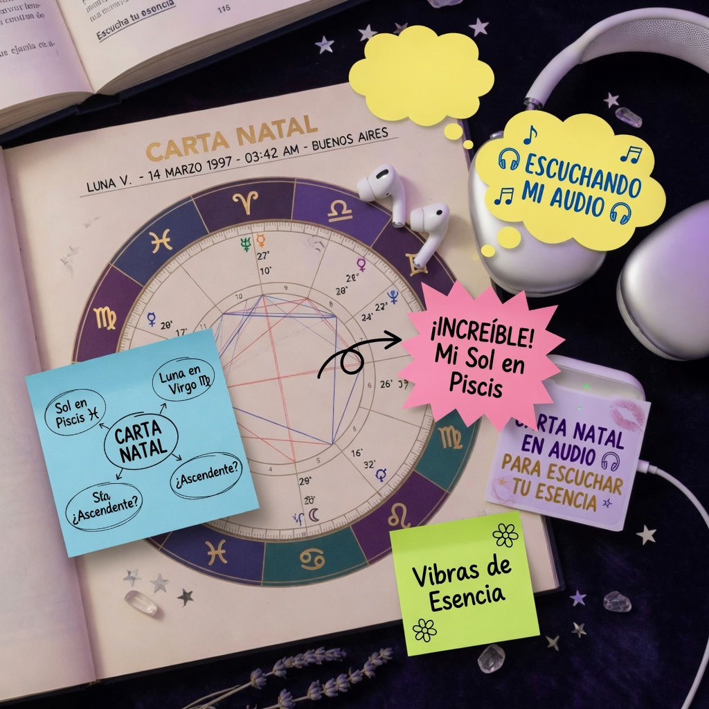 Tu Carta Natal en Audio: Tu Mapa de Vida en tus Auriculares