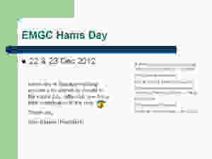 EMGC Hams Day