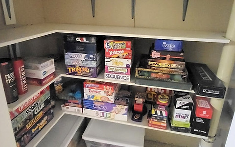 after photo of a clean, organized closet