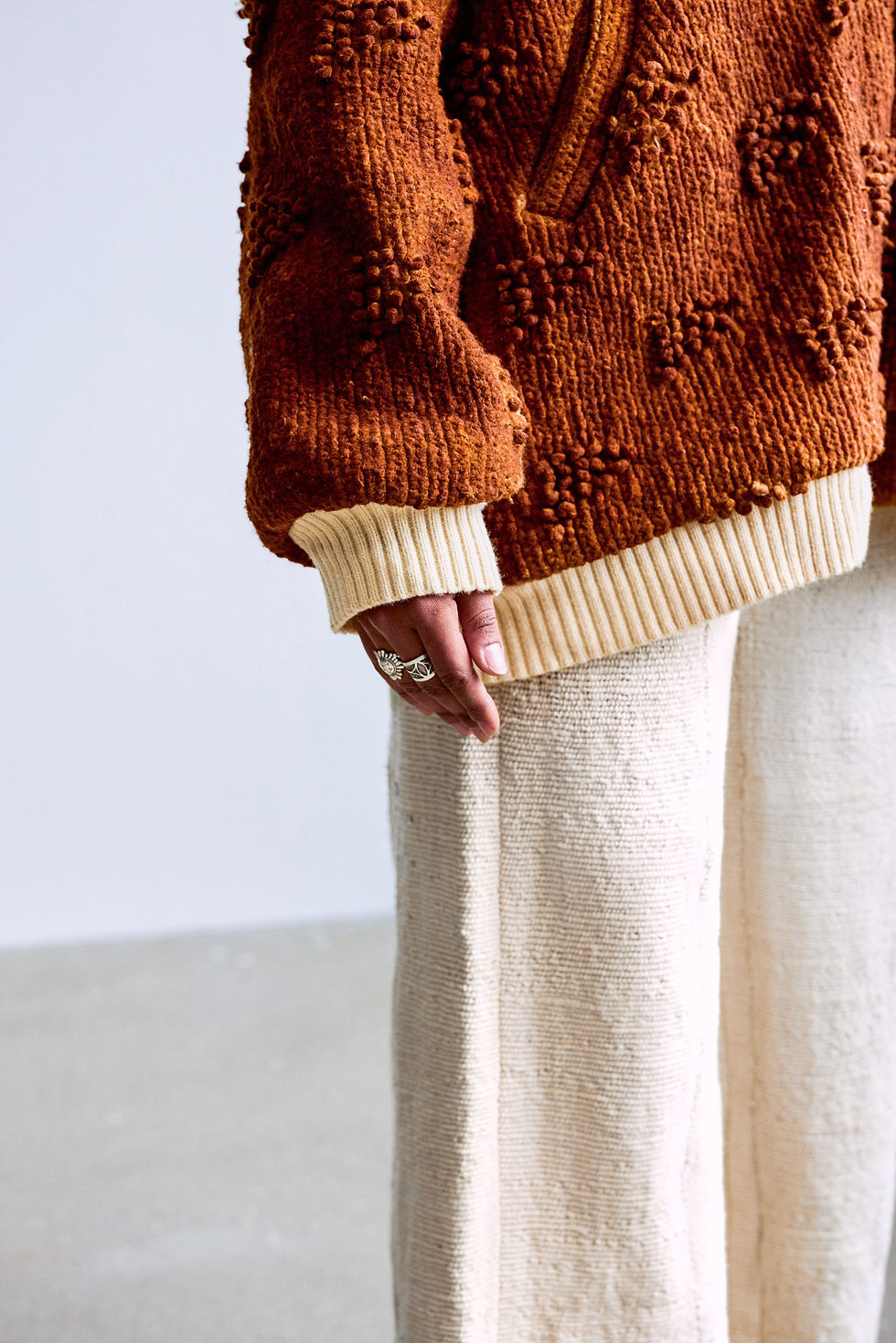 Miniature : BOMBER CROCHET TANIN