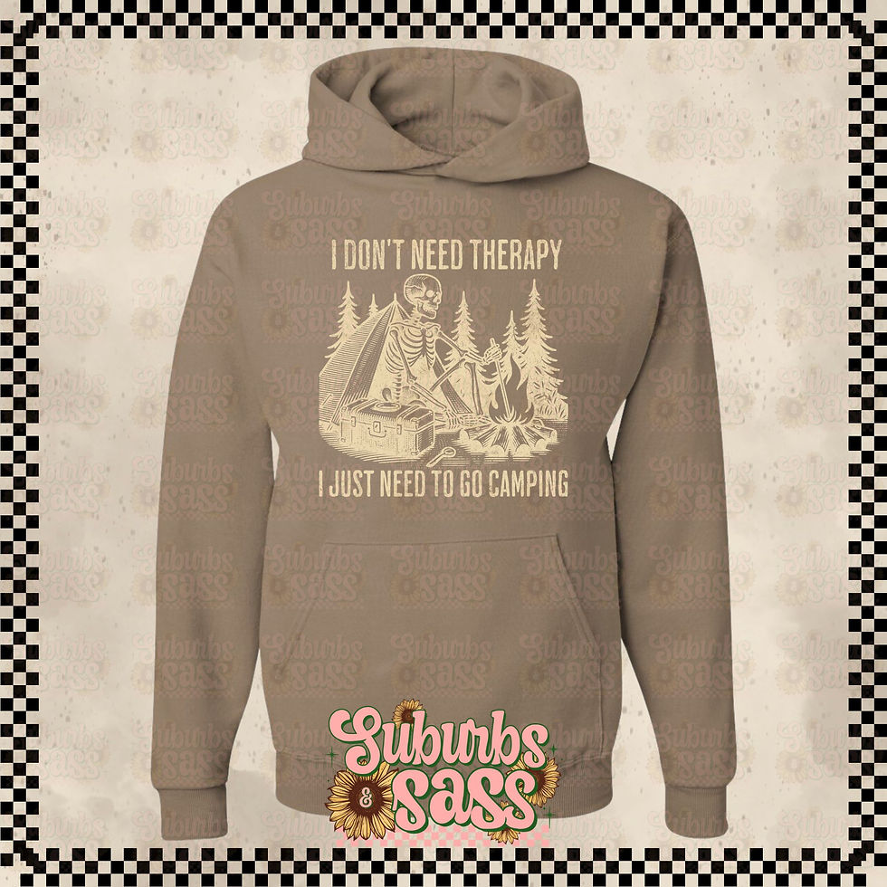 I don't need therapy, I need to go camping