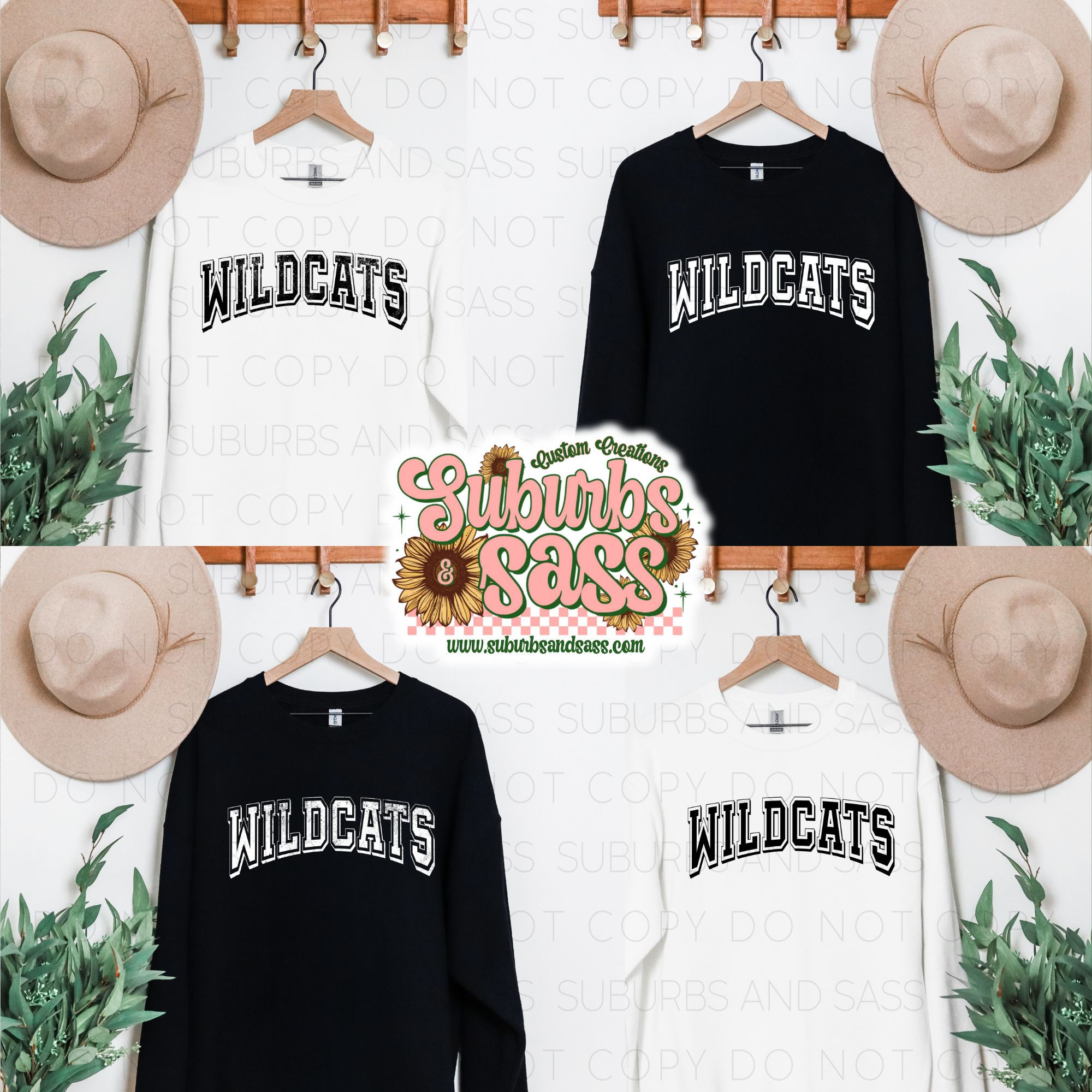 Wildcats Lined Marquee