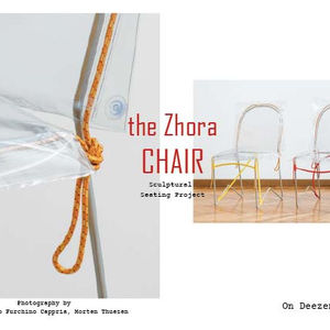 The Zhora Chair for OLDER Paris - Milano