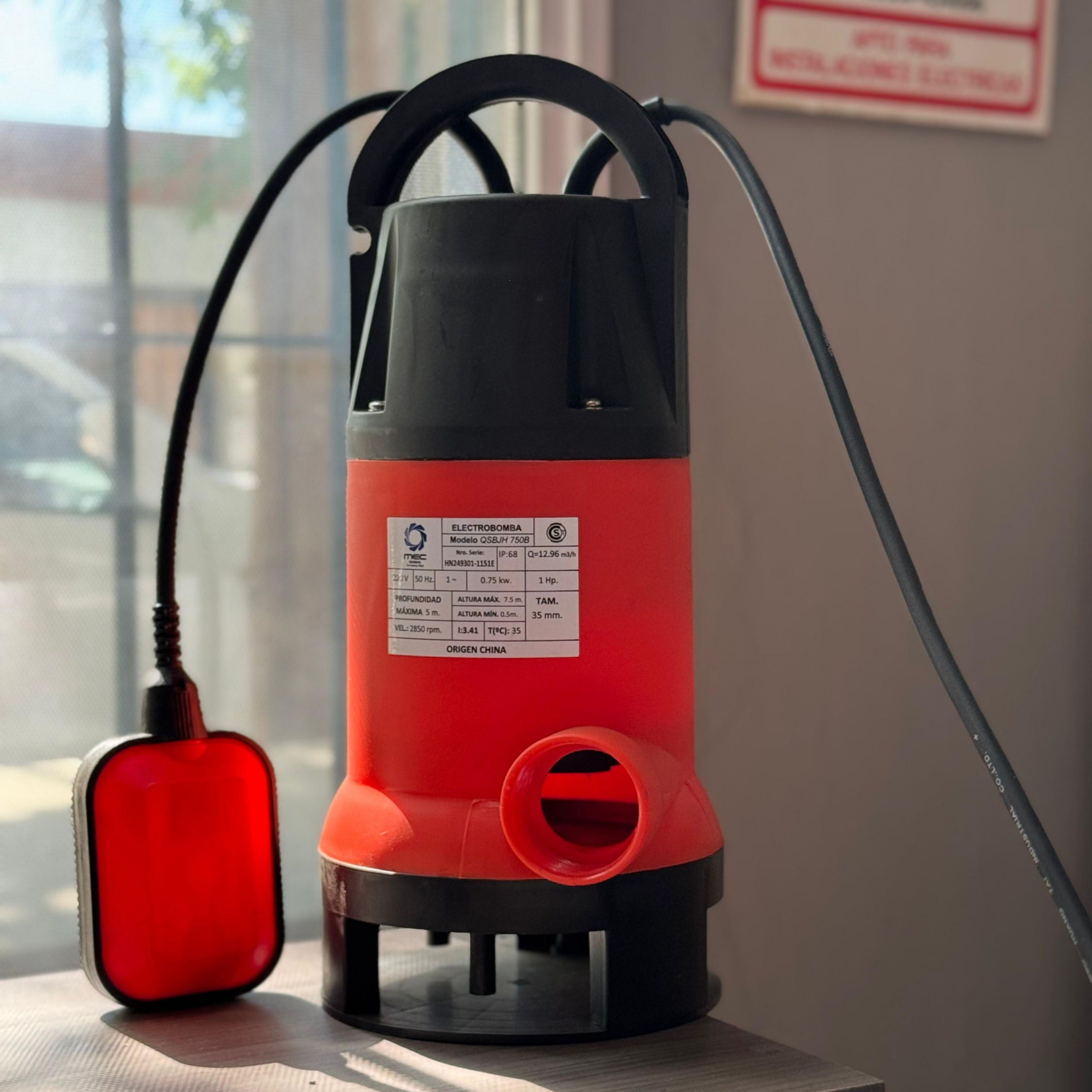 BOMBA SUMERGIBLE DE DESAGOTE MEC