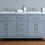 Thumbnail: Leigh 60" Grey Double Sink Vanity