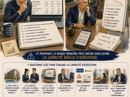 Un business plan hôtelier peut être cohérent sur Excel et fragile sur le terrain.