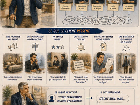Une organisation confuse produit rarement une expérience claire.