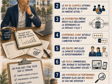 7 questions pour challenger un business plan hôtelier.