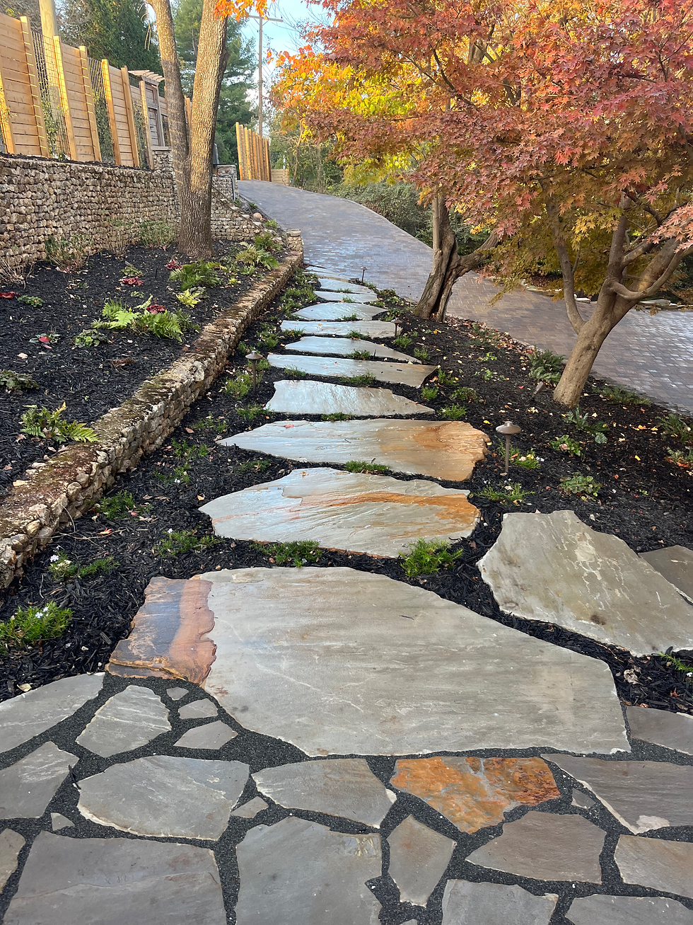 stepping stone walkway