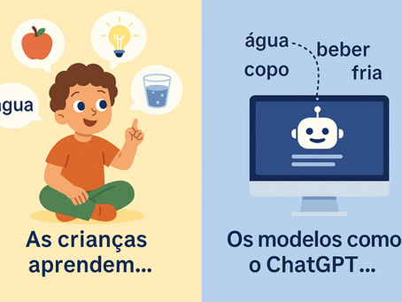 Como as crianças aprendem uma língua e como fazem os modelos como o ChatGPT