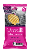 Tyrells Sea Salt and Vinegar Crinkly Cut