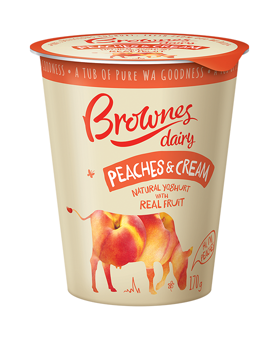 Brownes Dairy, Brownes Peaches and Cream Halal Certified