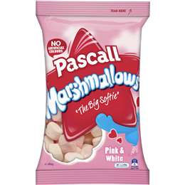 Cadbury, Pascall Marshmallows Pink & White Halal Suitable