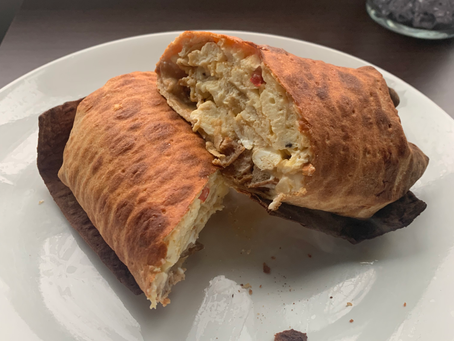Sausage Egg and Cheese Breakfast Burrito