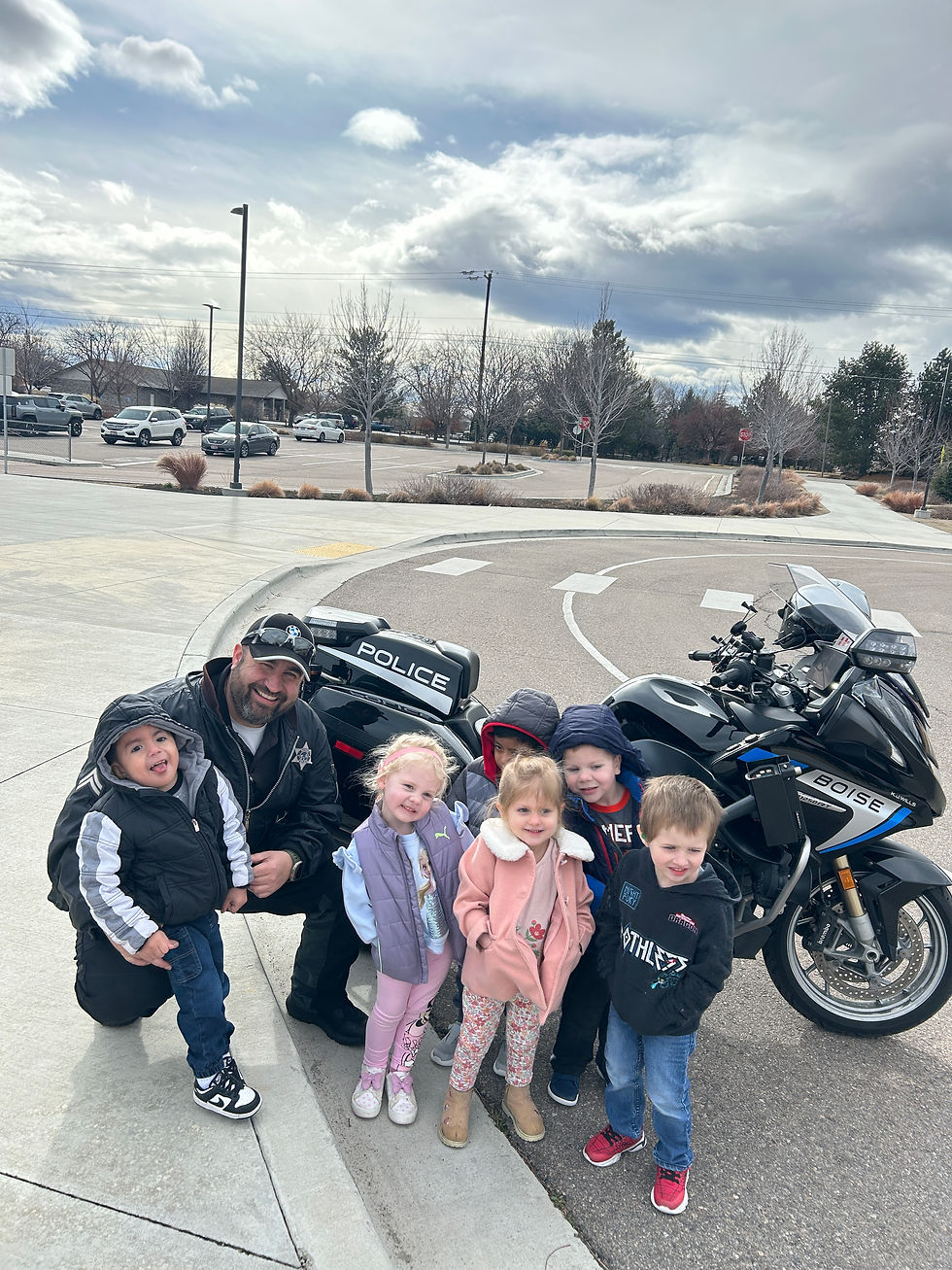 Learning with Officer Kyle!