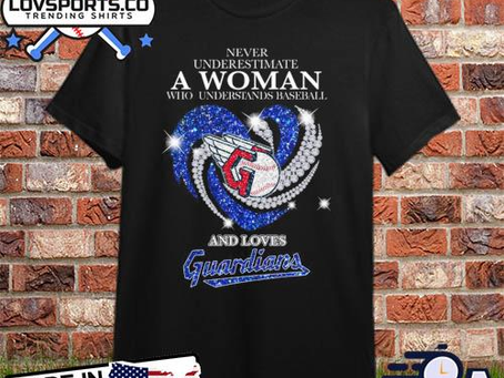 Lovsports.co - Never Underestimate A Woman Who Understands Baseball And Loves Cleveland Guardians Di