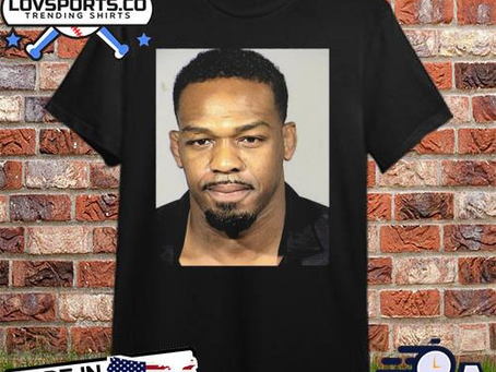 Lovsports.co - Fans Wearing Jon Jones Mugshot Shirt