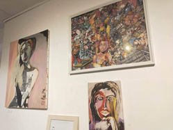 Exposition en duo avec Elso collages