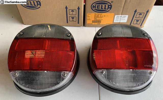 Thumbnail: VW NOS Smoked Bug Thing Tailght Tail Light Set Hella New
