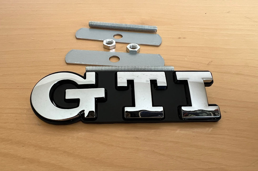 Thumbnail: VW RABBIT GTI GOLF JETTA  Front Grille Emblem RED or Chrome
