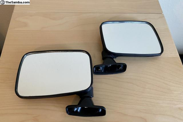 Thumbnail: VW Rabbit Mk1 Golf Caddy Jetta Flag Mirrors SET