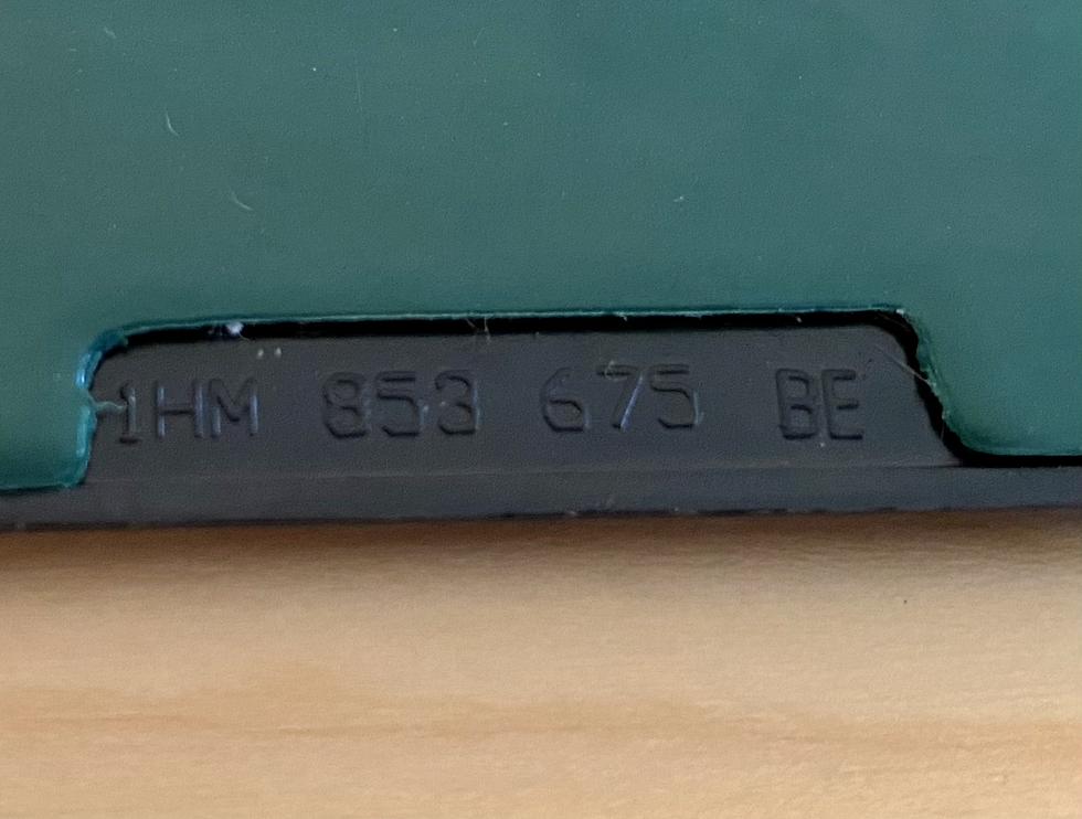 Thumbnail: VW MK2 A2 Jetta TREK Trunk Badge REAR EMBLEM 1HM675BE OEM NEW