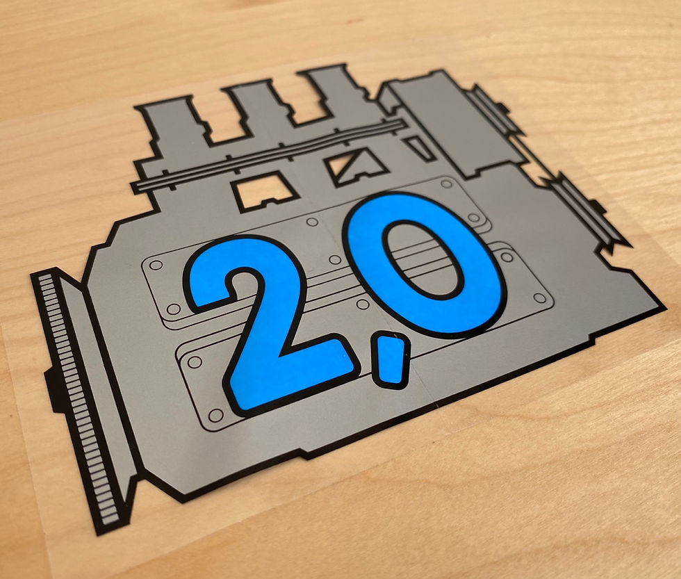 Thumbnail: Porsche 911 Window Decal Sticker Engine Size.