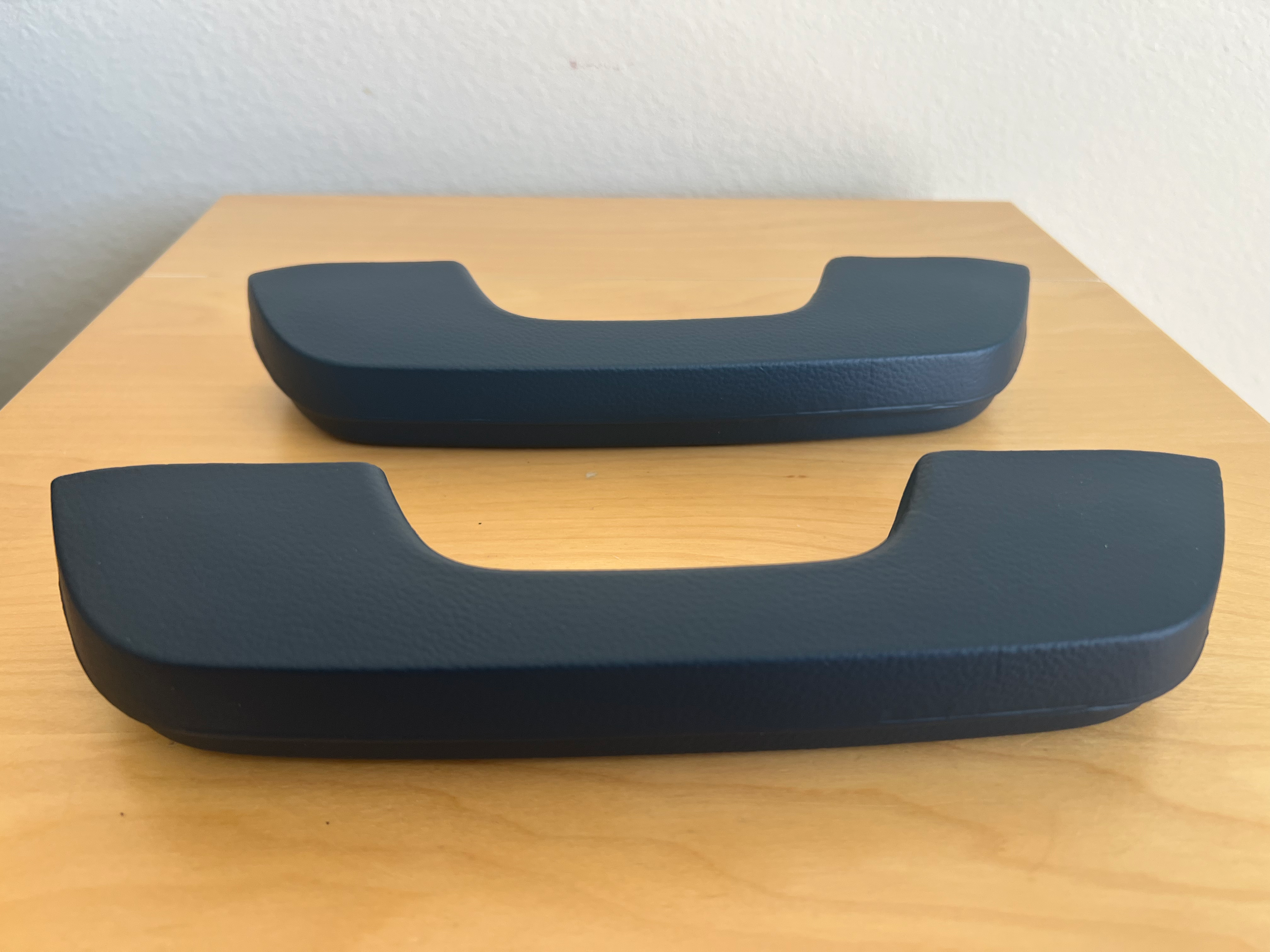 VW BLUE Armrest Arm Rest Bug Rabbit (Pair) Set