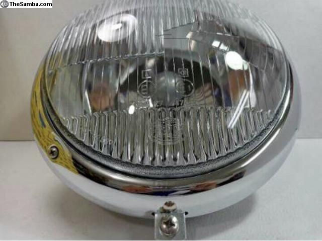 Thumbnail: VW Porsche 356 A B C Bug 55-65 Bus 51 67 HELLA HEAD LIGHT Pair