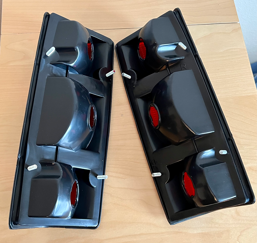 Thumbnail: VW RED CADDY RABBIT PICKUP TRUCK TAIL LIGHTS SET