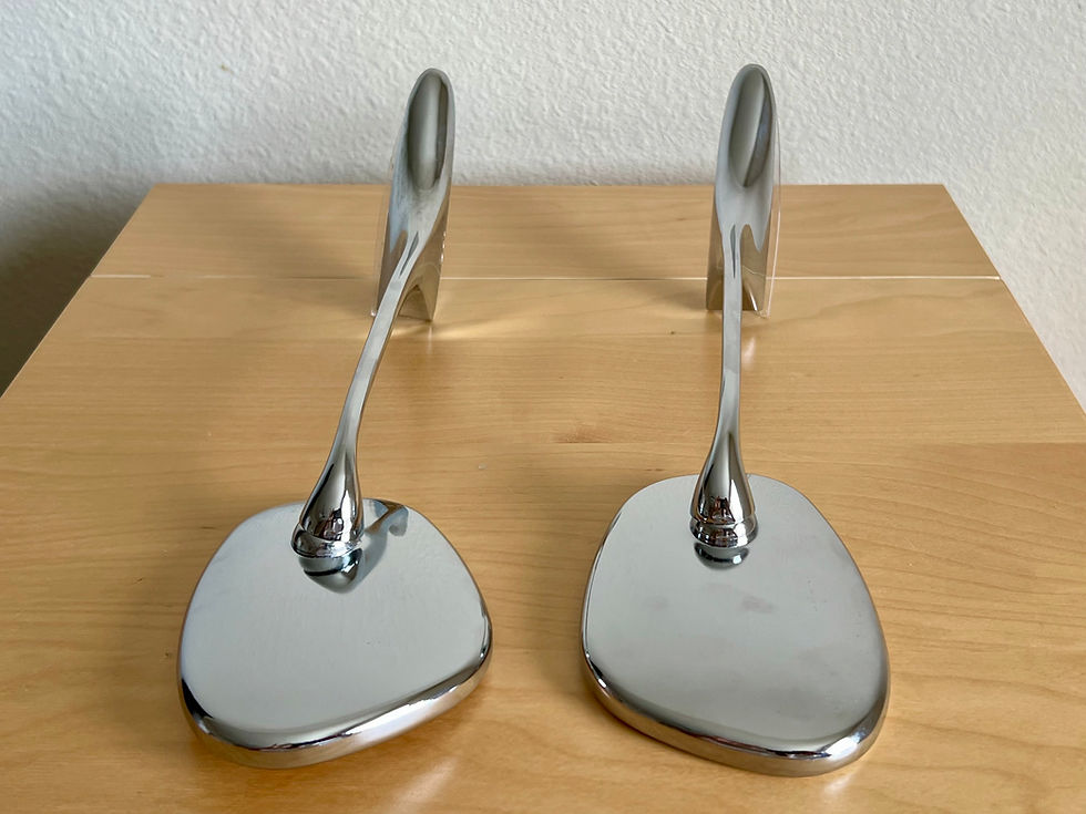 Thumbnail: VW Beetle Bug T1 Up to 66 Swan Neck Albert Mirrors Chrome SET NEW