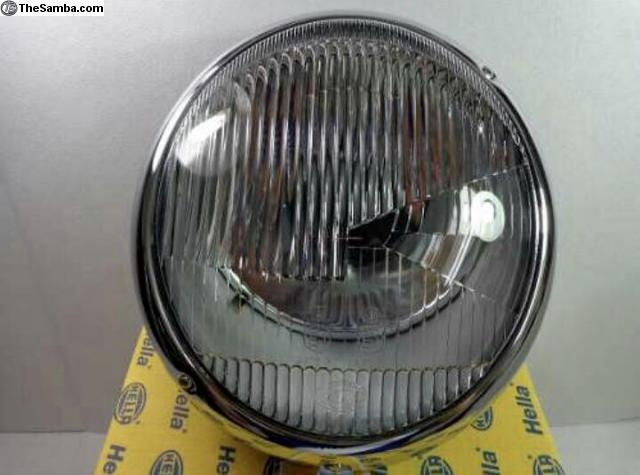 VW Porsche 356 A B C Bug 55-65 Bus 51 67 HELLA HEAD LIGHT Pair