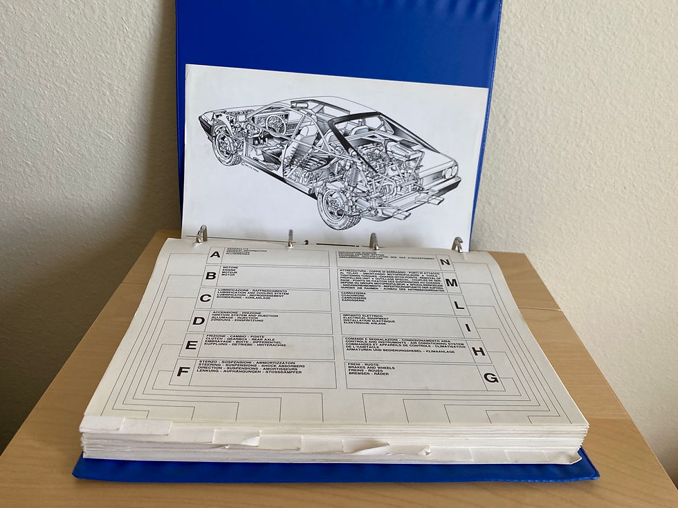Thumbnail: Ferrari Mondial Workshop Manual 