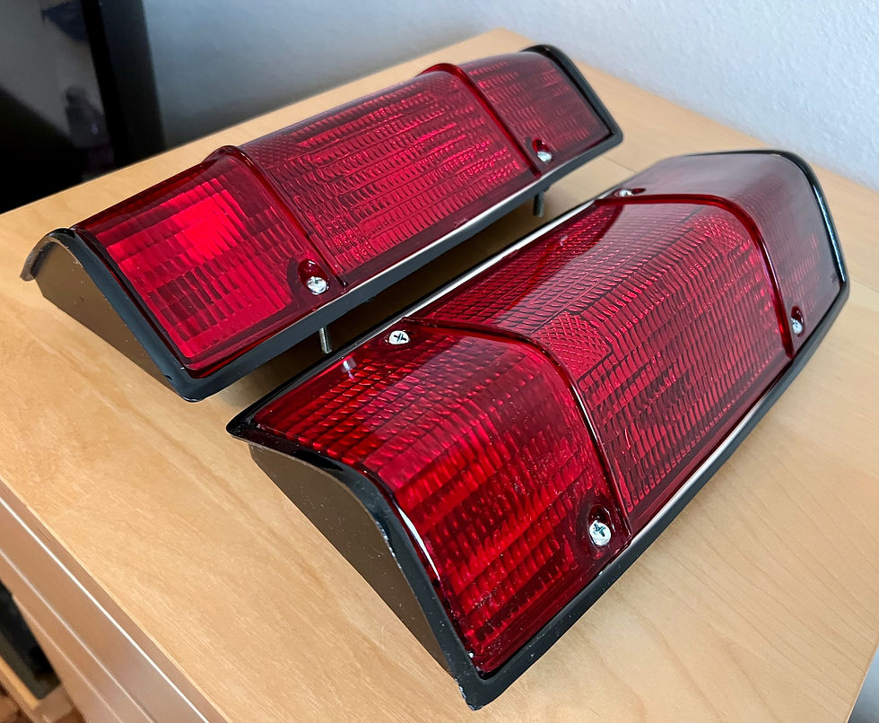 Thumbnail: VW RED CADDY RABBIT PICKUP TRUCK TAIL LIGHTS SET