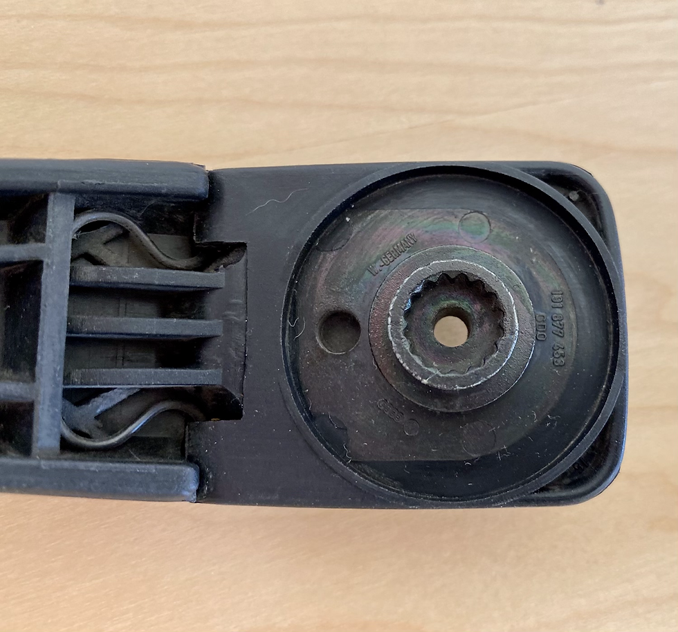Thumbnail: VW Golf Jetta MK2 GTI Genuine Roof Sunroof Handle 191877453 NOS