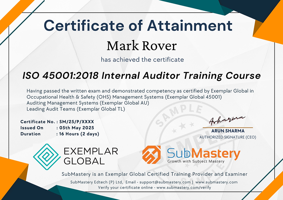 ISO 45001:2018