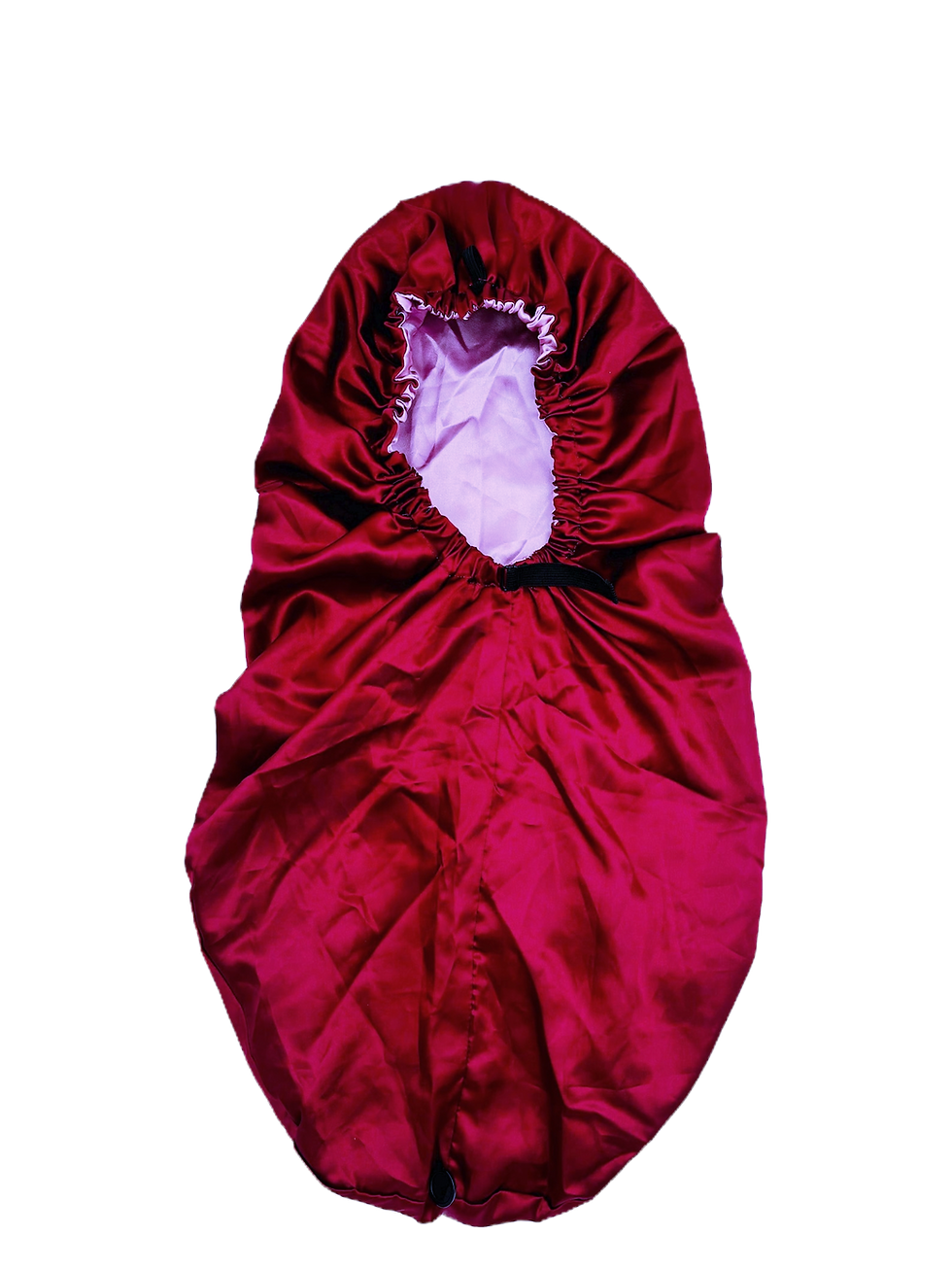Thumbnail: Long Adjustable Satin Bonnet (Reversible