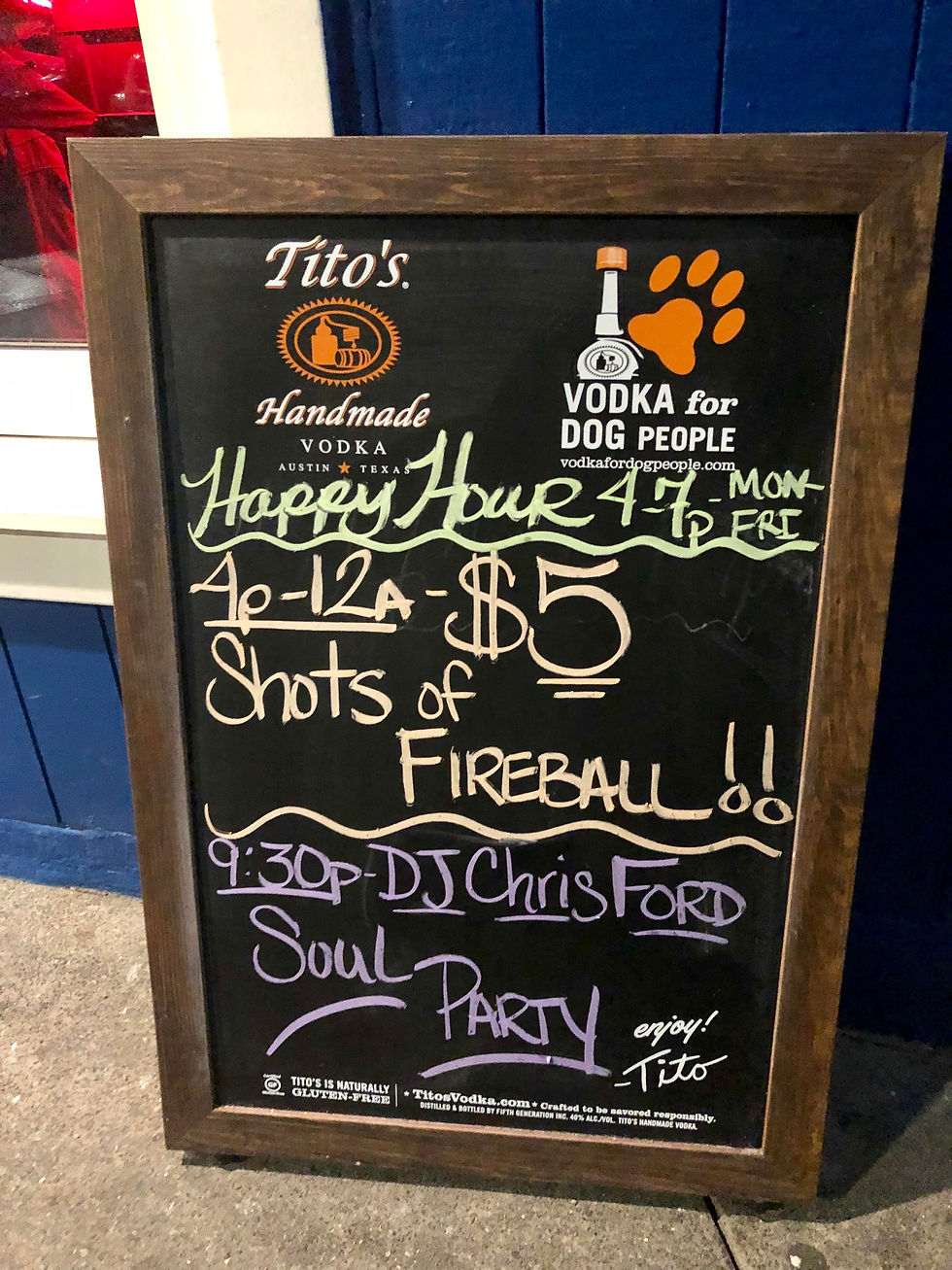 Happy Hour at The Riptide Taraval