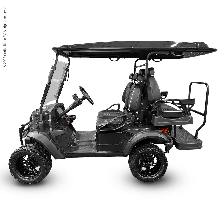 2024 G4L Lifted Lithium Powered 4Passenger Golf Cart Black quality