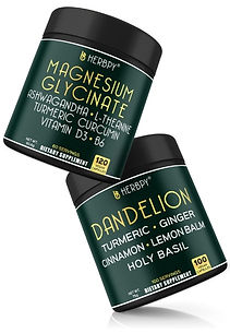 Herbpy Bundle 6in1 Magnesium Glycinate & 6in1 Dandelion Root Capsules.jpg