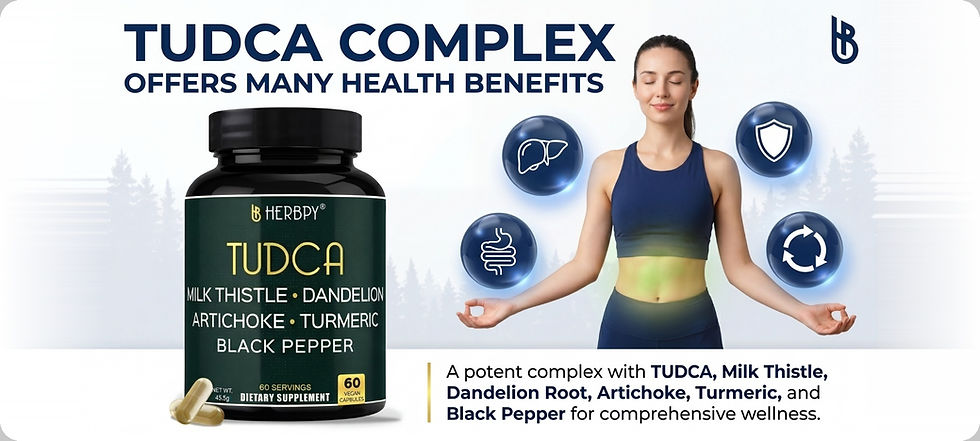 Herbpy Tudca Supplement for Liver Support